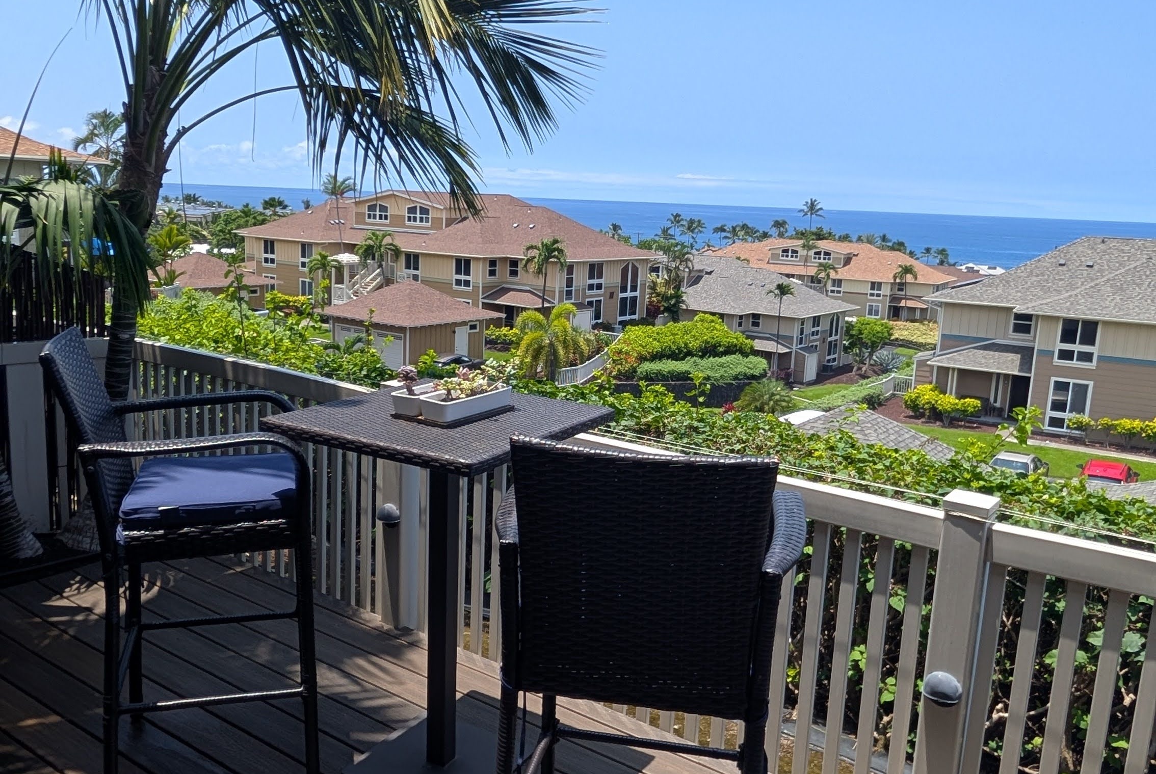 Deck with ocean view